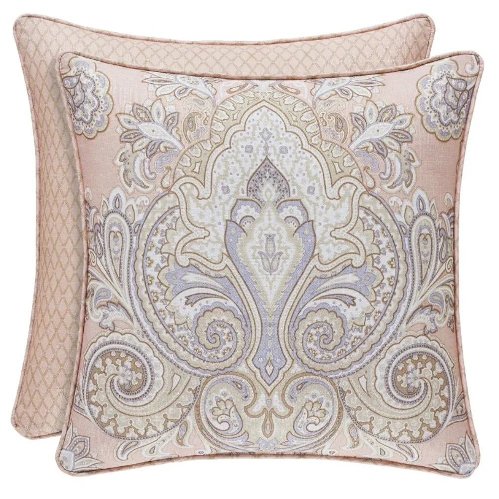 Royal Court Sloane Damask Blush One Euro Sham